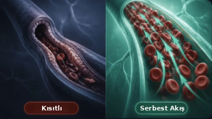 Kısıtlı kan akışı ve serbest kan akışı karşılaştırması